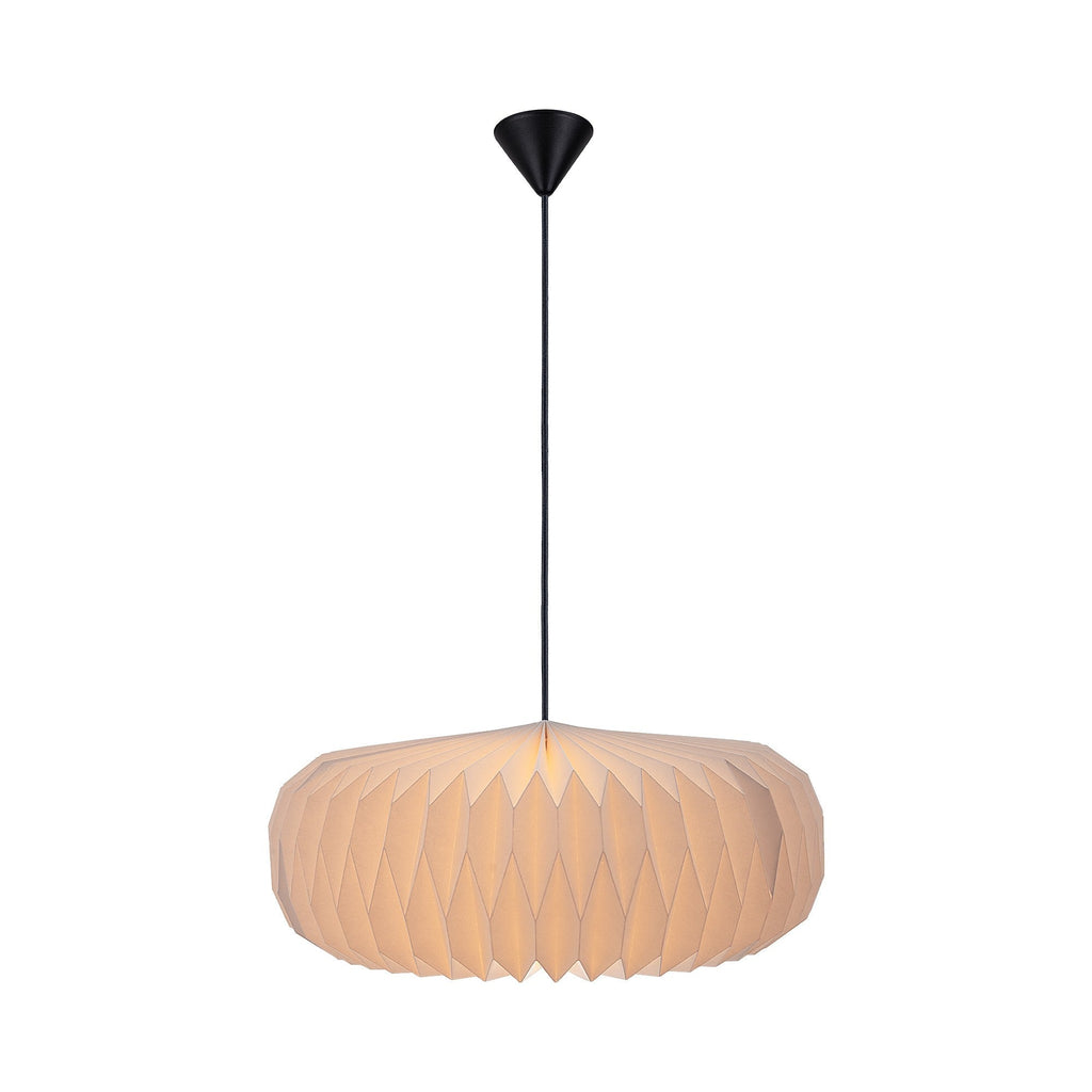 Belloy-papieren plafondlamp met eenvoudig te bevestigen lampenkap | elesira