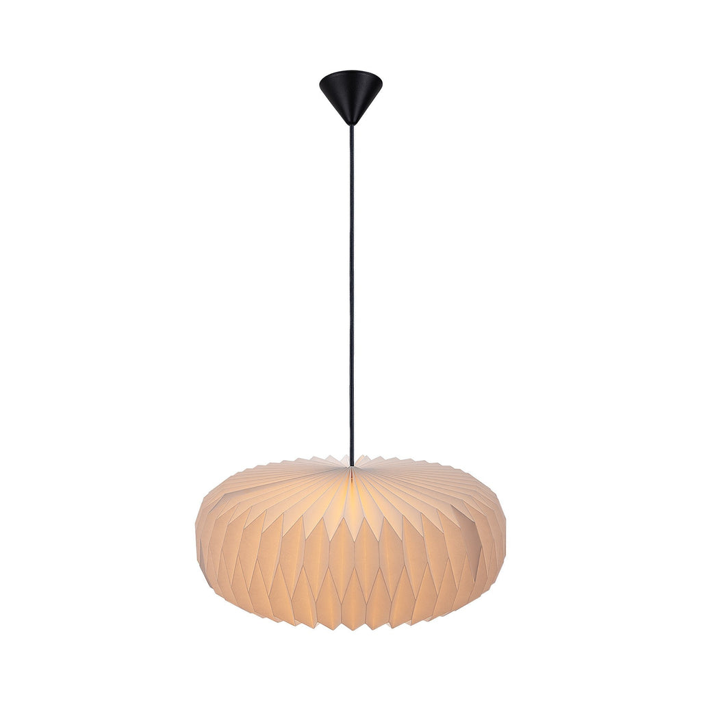 Belloy-papieren plafondlamp met eenvoudig te bevestigen lampenkap | elesira