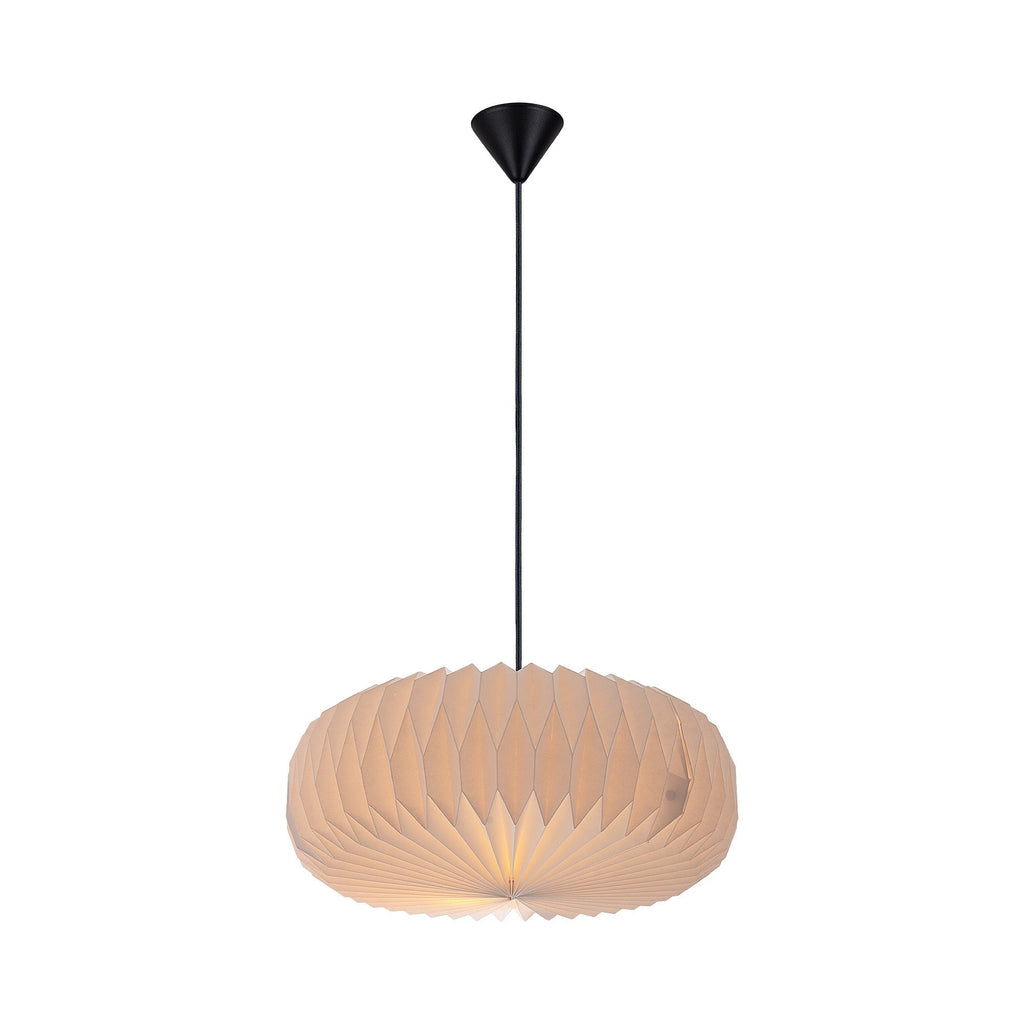 Belloy-papieren plafondlamp met eenvoudig te bevestigen lampenkap | elesira