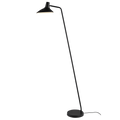 Harrow | Lampă de podea neagră, arcuită, în stil industrial modern, cu cap curbat reglabil pentru iluminarea elegantă a locuinței | elesira