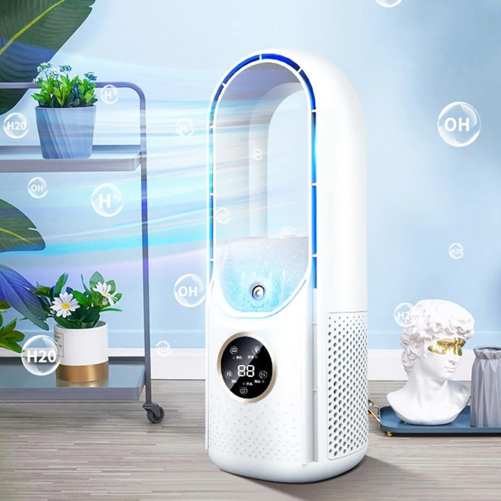 WhisperCool draagbare aircooler zonder bladen: perfect voor elke ruimte | elesira