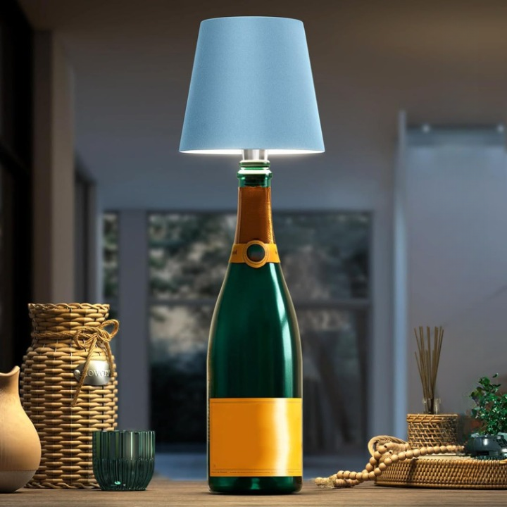 LumiGlow – luxus vezeték nélküli asztali lámpa memóriafunkcióval és állítható világítással | elesira