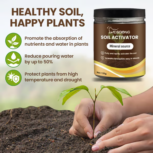Soil Improvement Powder - Potassium Mineral Complex - For Beds and Pots | elesira