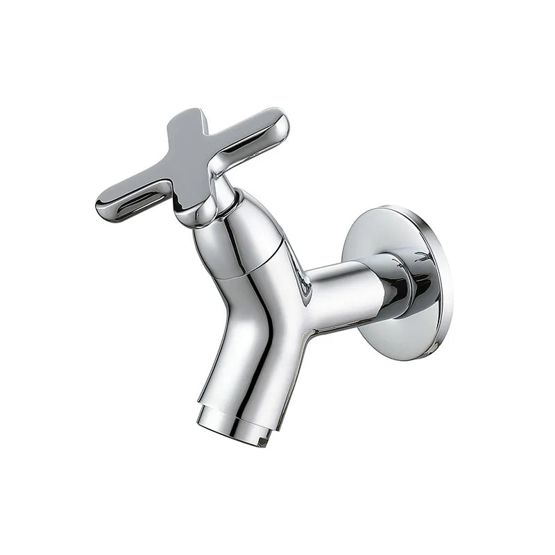 Rubinetto per acqua fredda salvaspazio da parete in ottone massiccio | elesira
