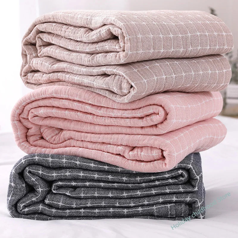 Pătură ușoară din bumbac BreezyCotton, pentru confort în orice anotimp - Elesira