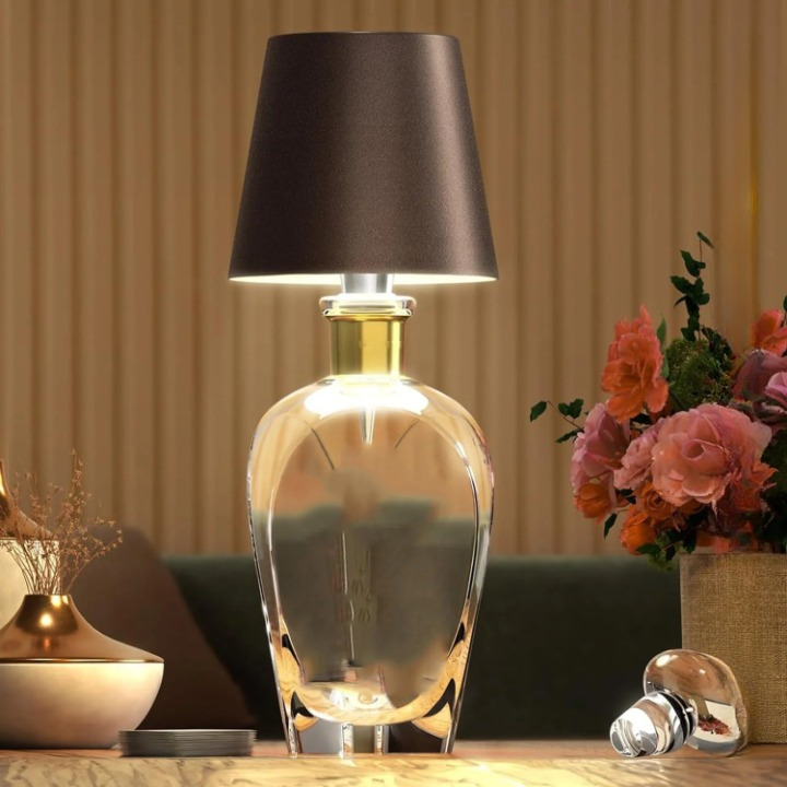 LumiGlow – luxus vezeték nélküli asztali lámpa memóriafunkcióval és állítható világítással | elesira