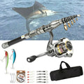 Versatile Telescopic Fishing Rod and Reel Kit for Adventurers | elesira