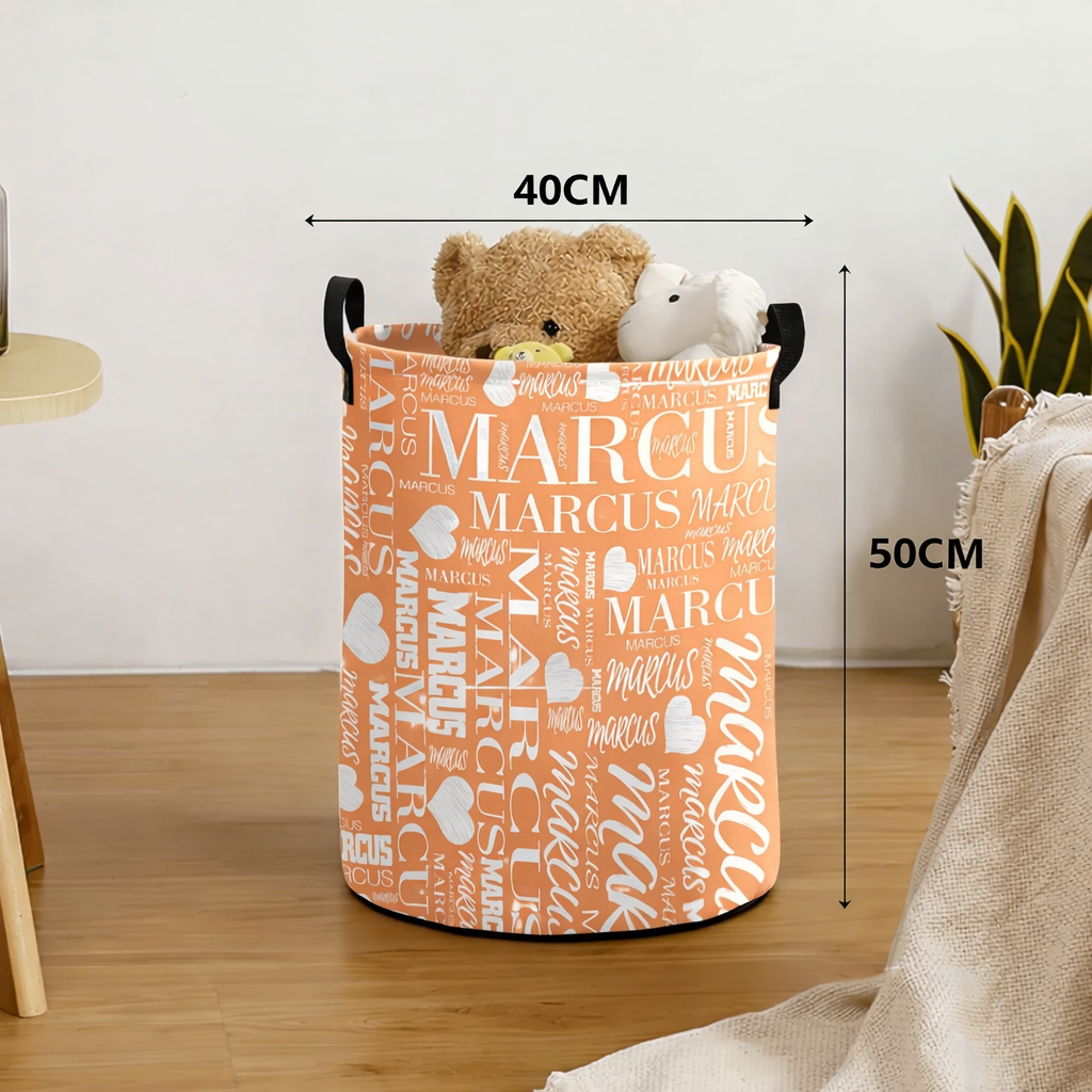 Space-Saving Laundry Organizer with Handles | elesira