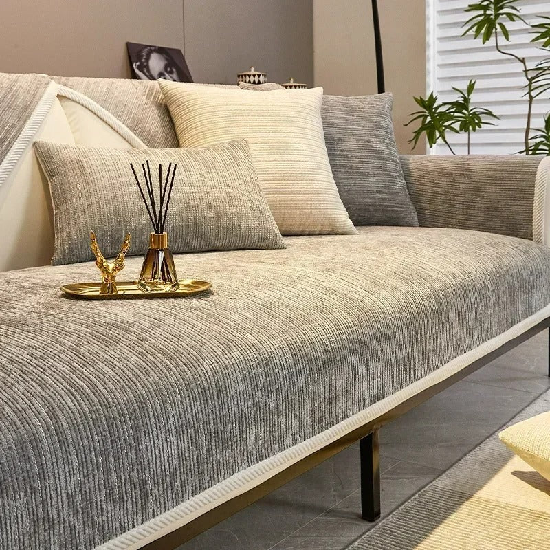 Copertura protettiva per divano SoftWeave - Antiscivolo, lavabile, elegante | elesira