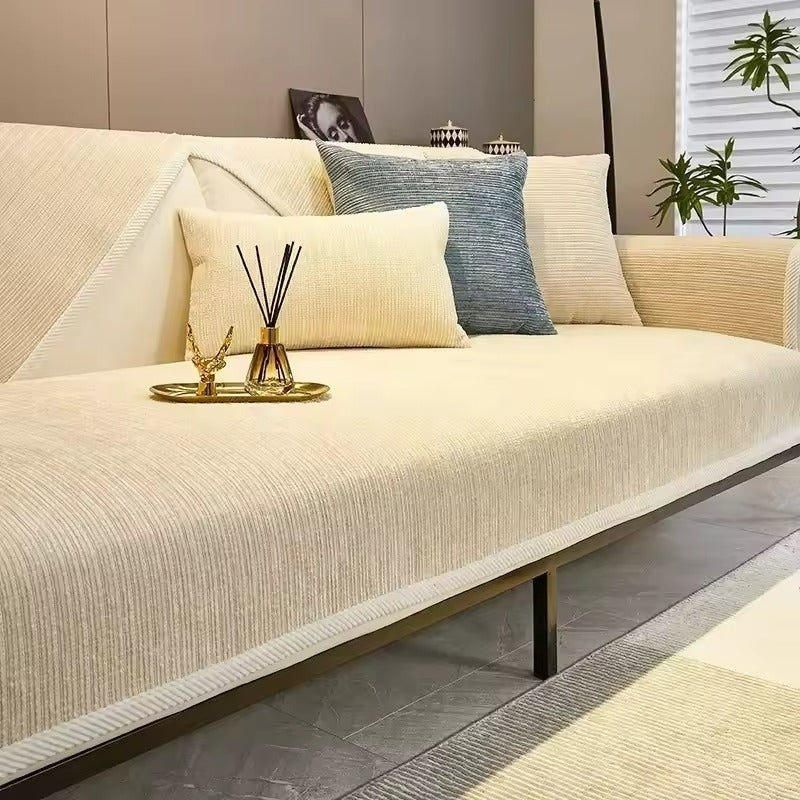 Copertura protettiva per divano SoftWeave - Antiscivolo, lavabile, elegante | elesira
