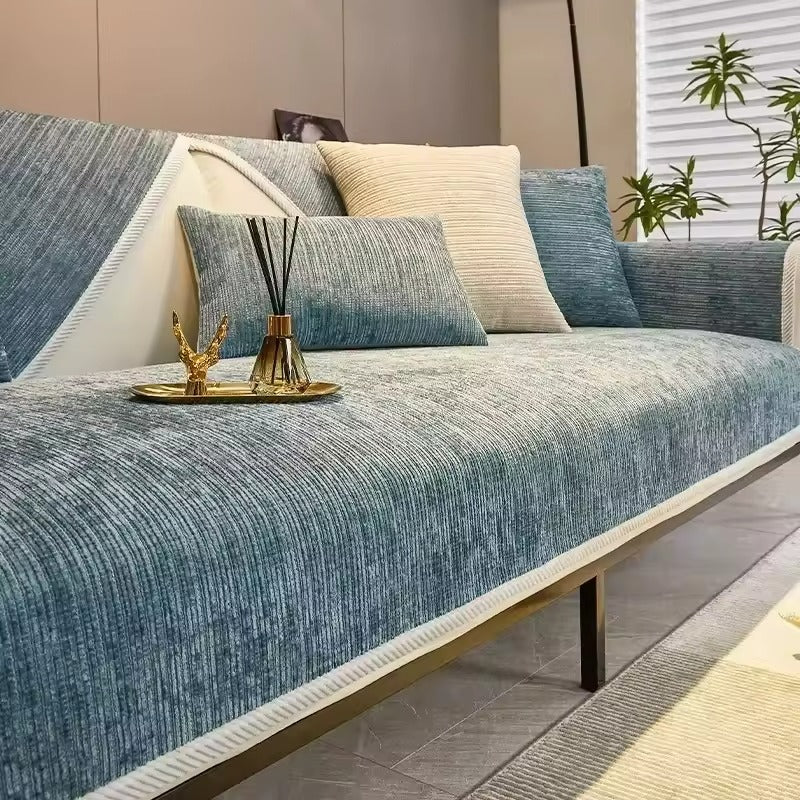 Copertura protettiva per divano SoftWeave - Antiscivolo, lavabile, elegante | elesira