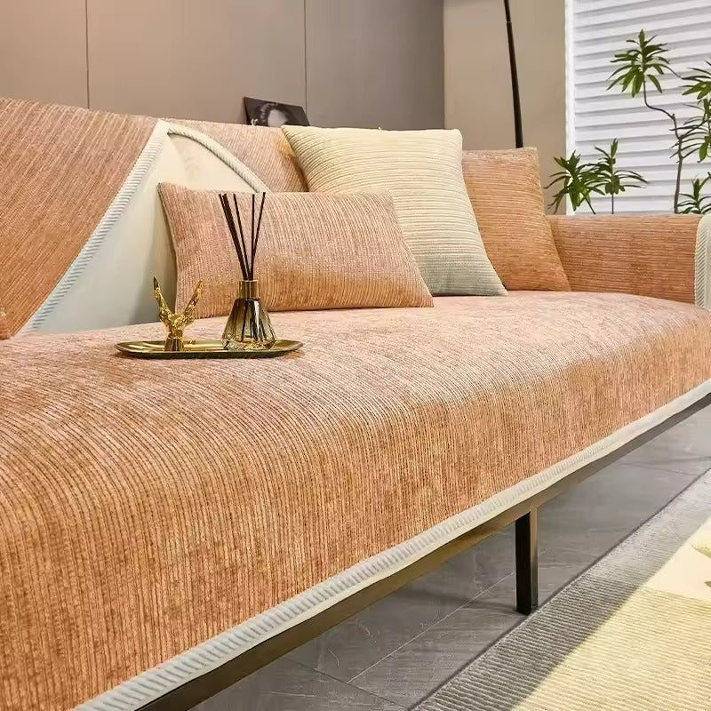 Copertura protettiva per divano SoftWeave - Antiscivolo, lavabile, elegante | elesira