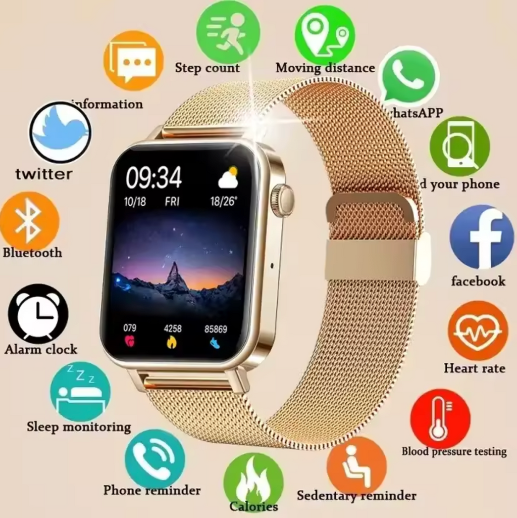 Elegante Smartwatch für Frauen für Fitness und Konnektivität | elesira