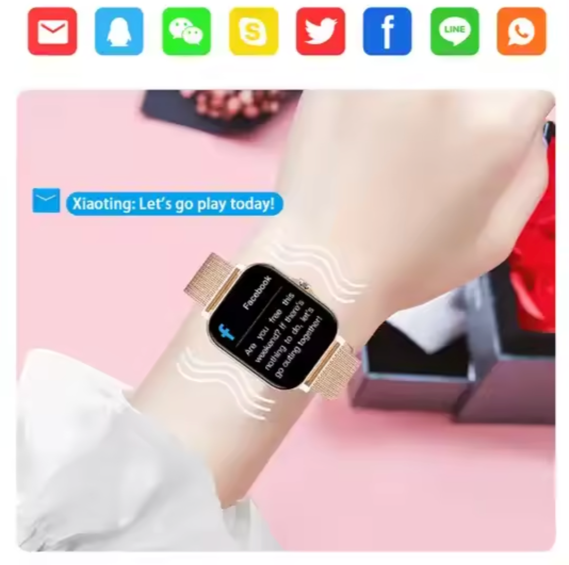Elegante Smartwatch für Frauen für Fitness und Konnektivität | elesira