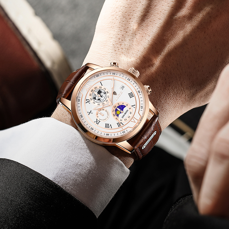 Sophisticated Men's Chronograph Watch for Every Occasion | elesira