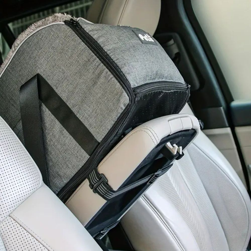 Cloud Paws Plush Cushion Booster Seat On The Road For Pets - Elesira