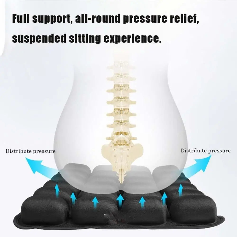 ComfortLift Adjustable Inflatable Cushion For Portable All Day Sitting Comfort - Elesira