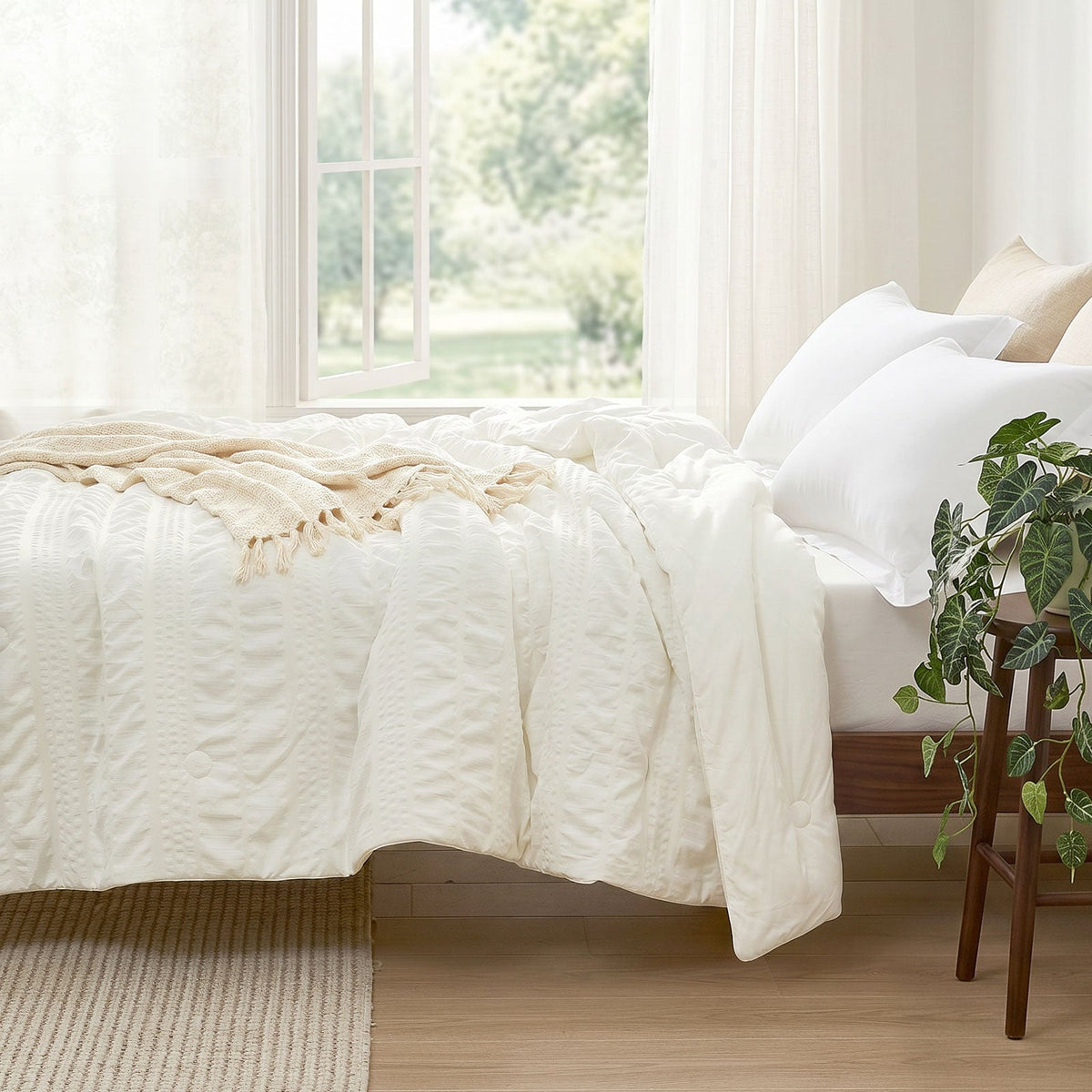 لحاف مبرّد خفيف التصميم من مجموعة Comfort Collection لمن يشعرون بالحرارة أثناء النوم - إليسيرا