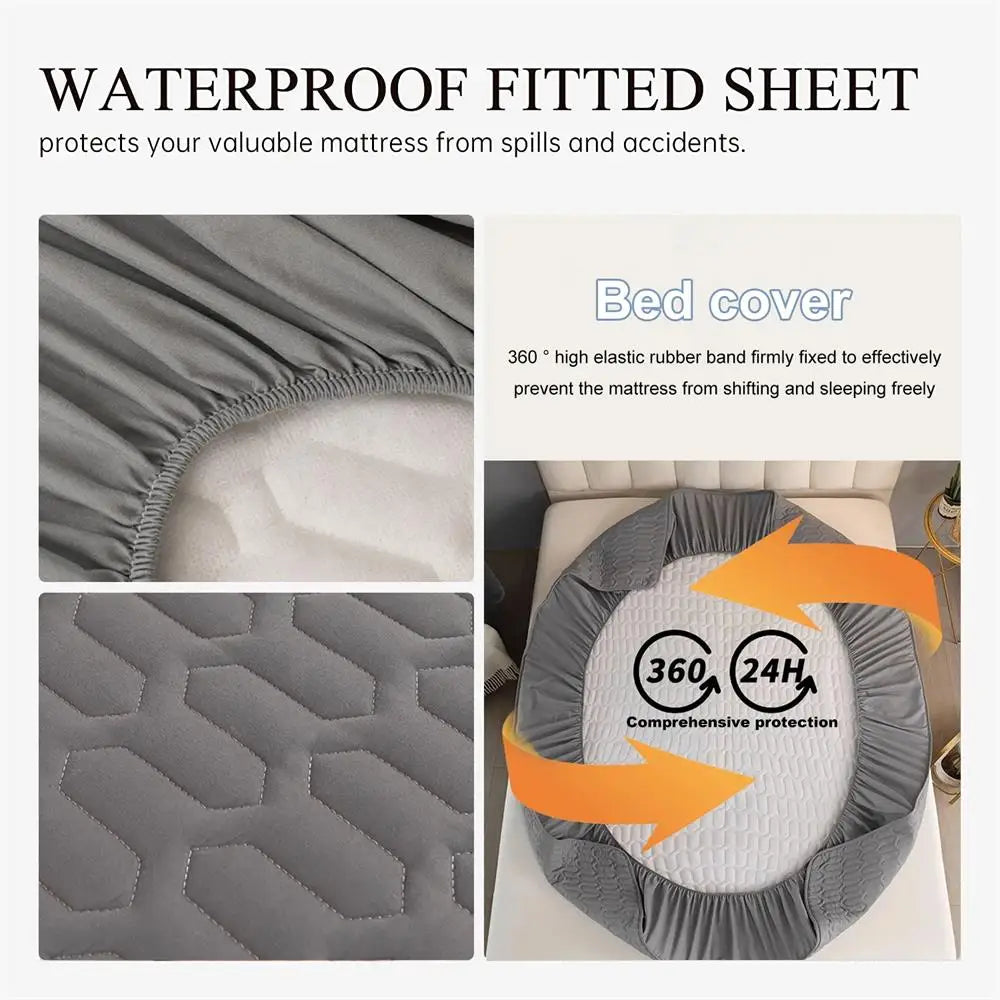 Comfort Haven Waterproof Pad Cover For Mattress With Latex Layer And Soft Cotton - Elesira