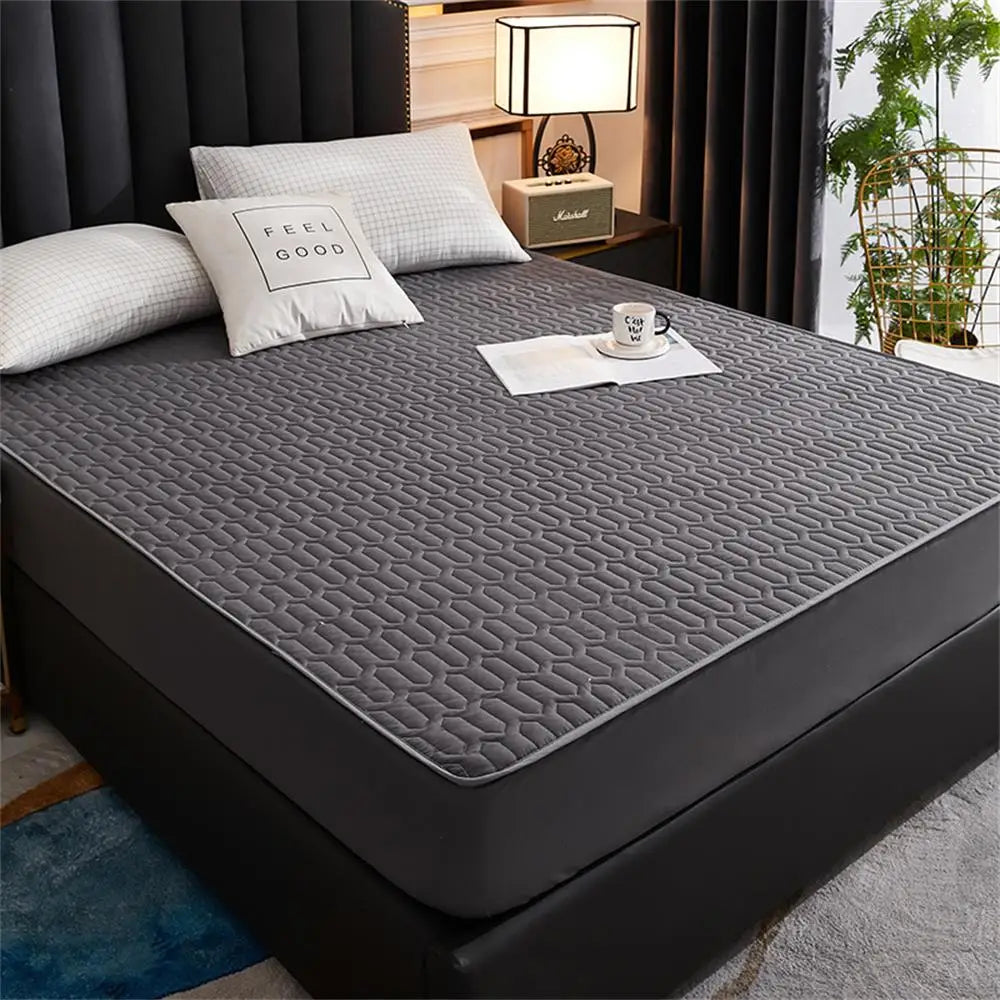 Comfort Haven Waterproof Pad Cover For Mattress With Latex Layer And Soft Cotton - Elesira