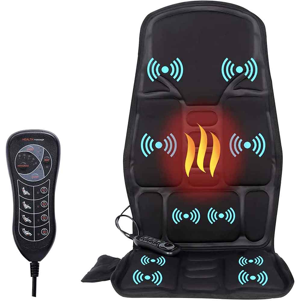 Comfort Oasis Warm Massage Pad With Customizable Settings And Ergonomic Design - Elesira