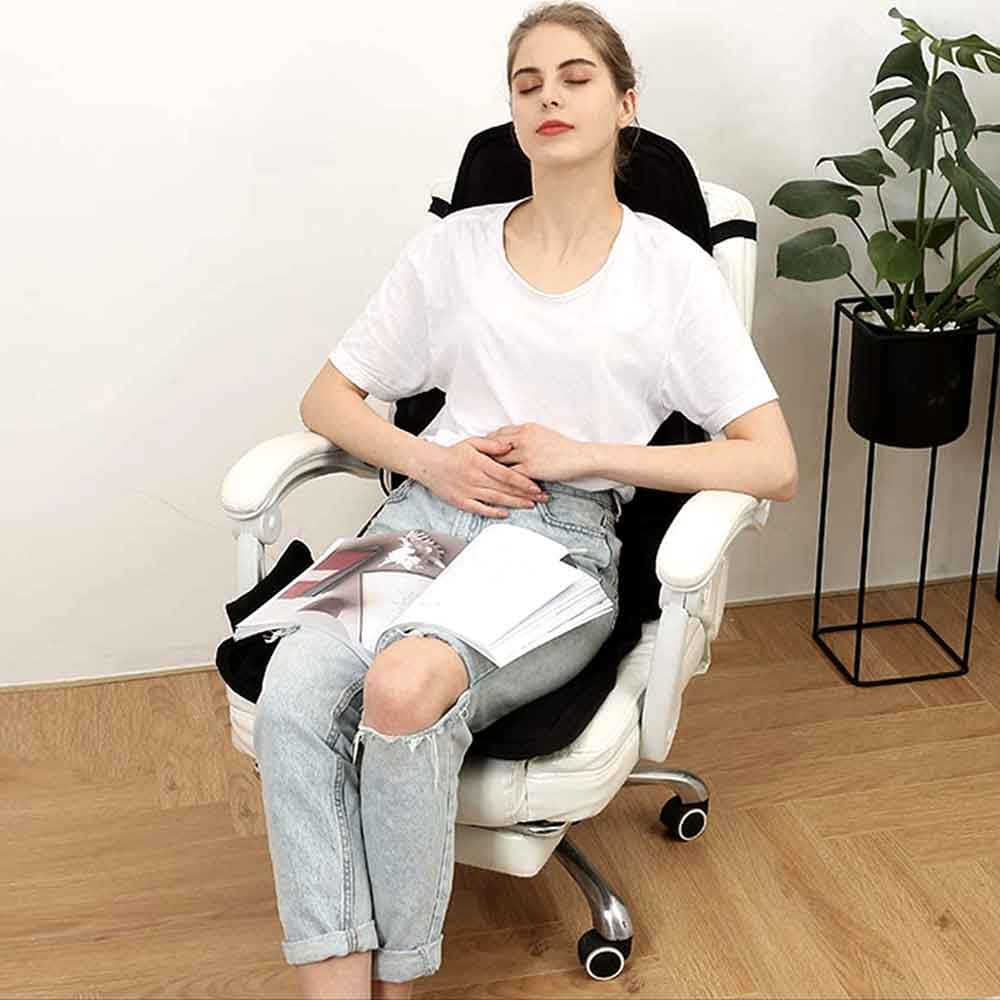 Comfort Oasis Warm Massage Pad With Customizable Settings And Ergonomic Design - Elesira