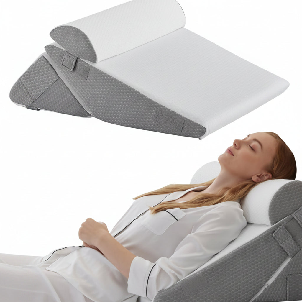 Komfortabel kilepute for justerbar seng med ergonomisk støtte – Elesira