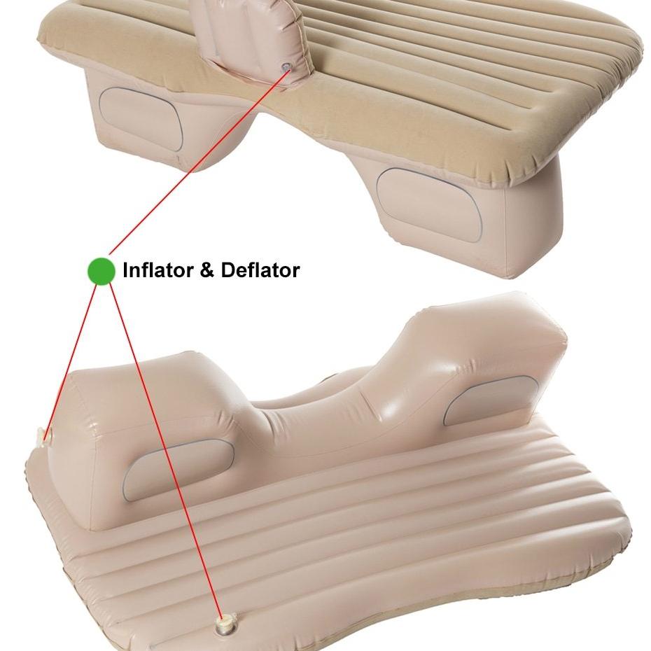 Comfort Travel Car Air Mattress With Electric Pump And Foldable Build - Elesira