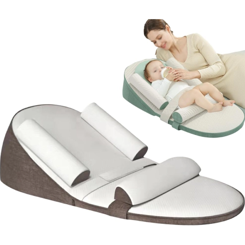 Comfort-wedgepude til nyfødte med memory foam og støtte – Elesira