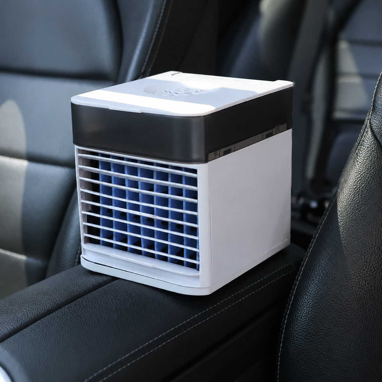 Portable 12 Volt Car Cooler With Evaporative Cooling And Adjustable Airflow - Elesira