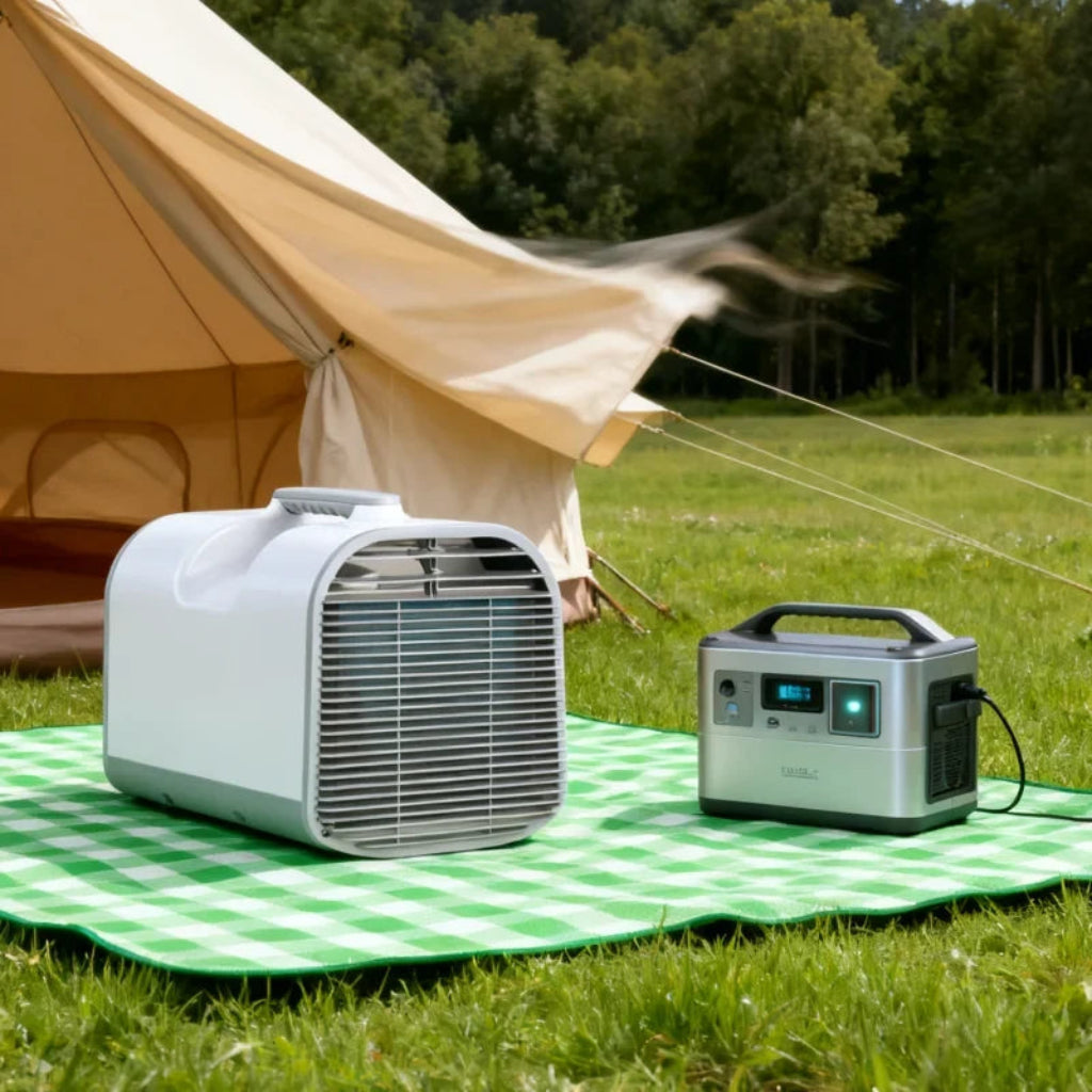 Mobile Air Conditioner With Dehumidifier For Camping And Small Spaces - Elesira
