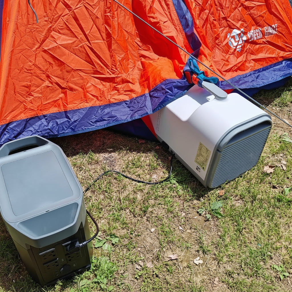 Mobile Air Conditioner With Dehumidifier For Camping And Small Spaces - Elesira