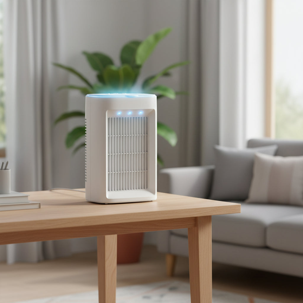 Portable USB Mist Humidifier With Three Settings For Bedroom Comfort - Elesira