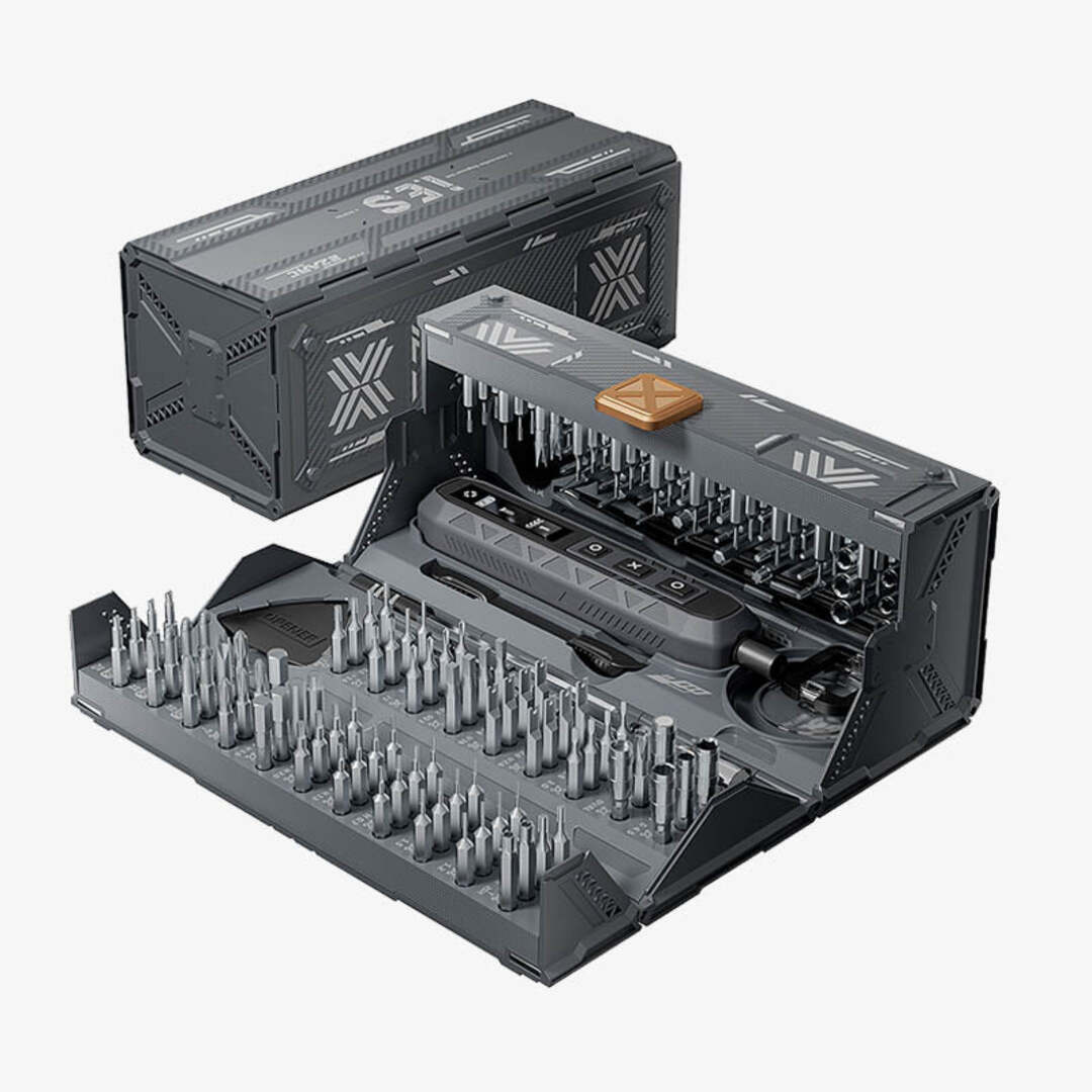 DIY 181-Piece Electric Screwdriver Set With Rechargeable Battery And Ergonomic Handle - Elesira