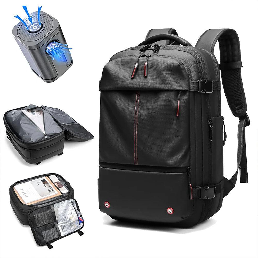 Powiększany plecak podróżny SmartPack z kompresją próżniową | elesira