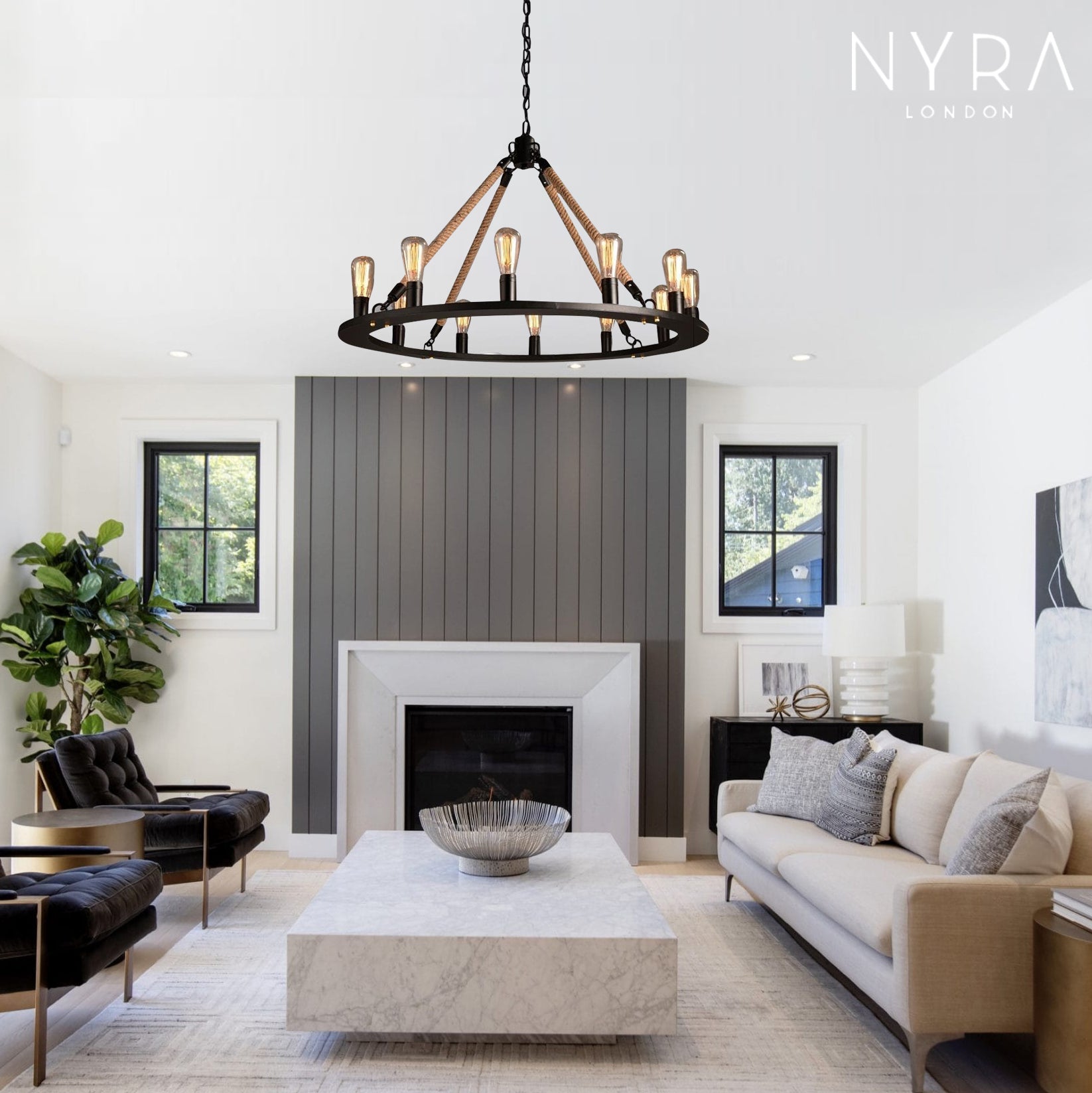 Żyrandol w stylu farmhouse Blaine | elesira