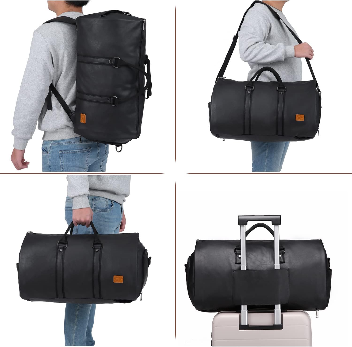 Waterproof Convertible Garment Carrier For Travel And Wrinkle Resistant Packing - Elesira