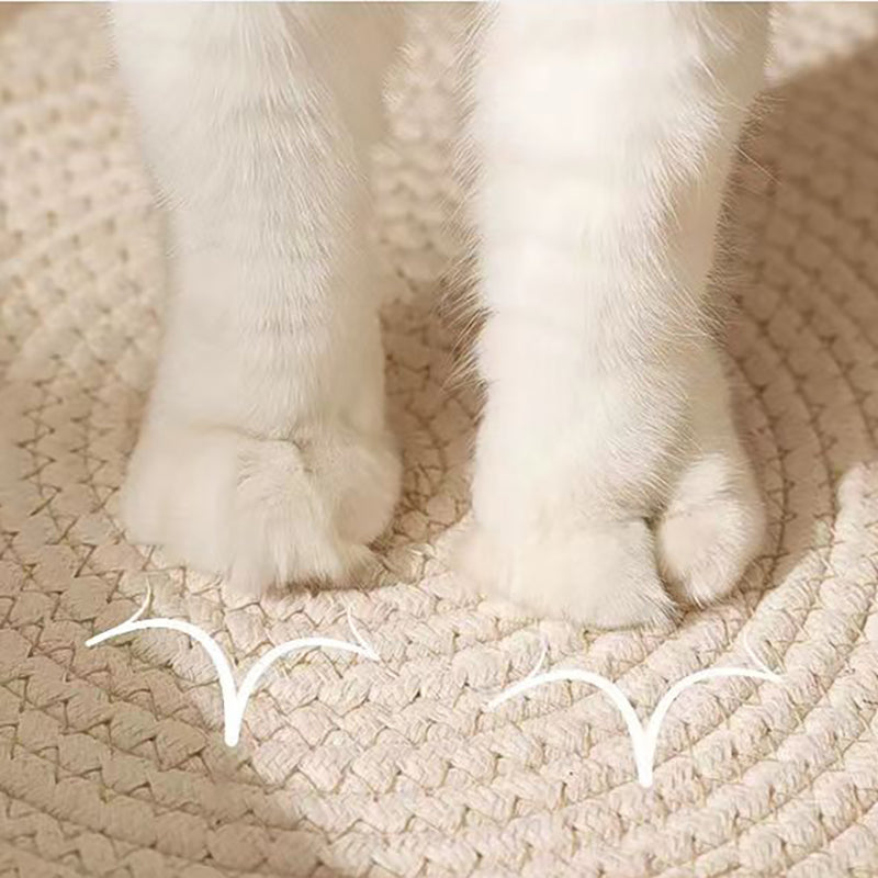 CoolPaws Cooling Cat Bed With Handwoven Design For Summer Breeze Comfort - Elesira