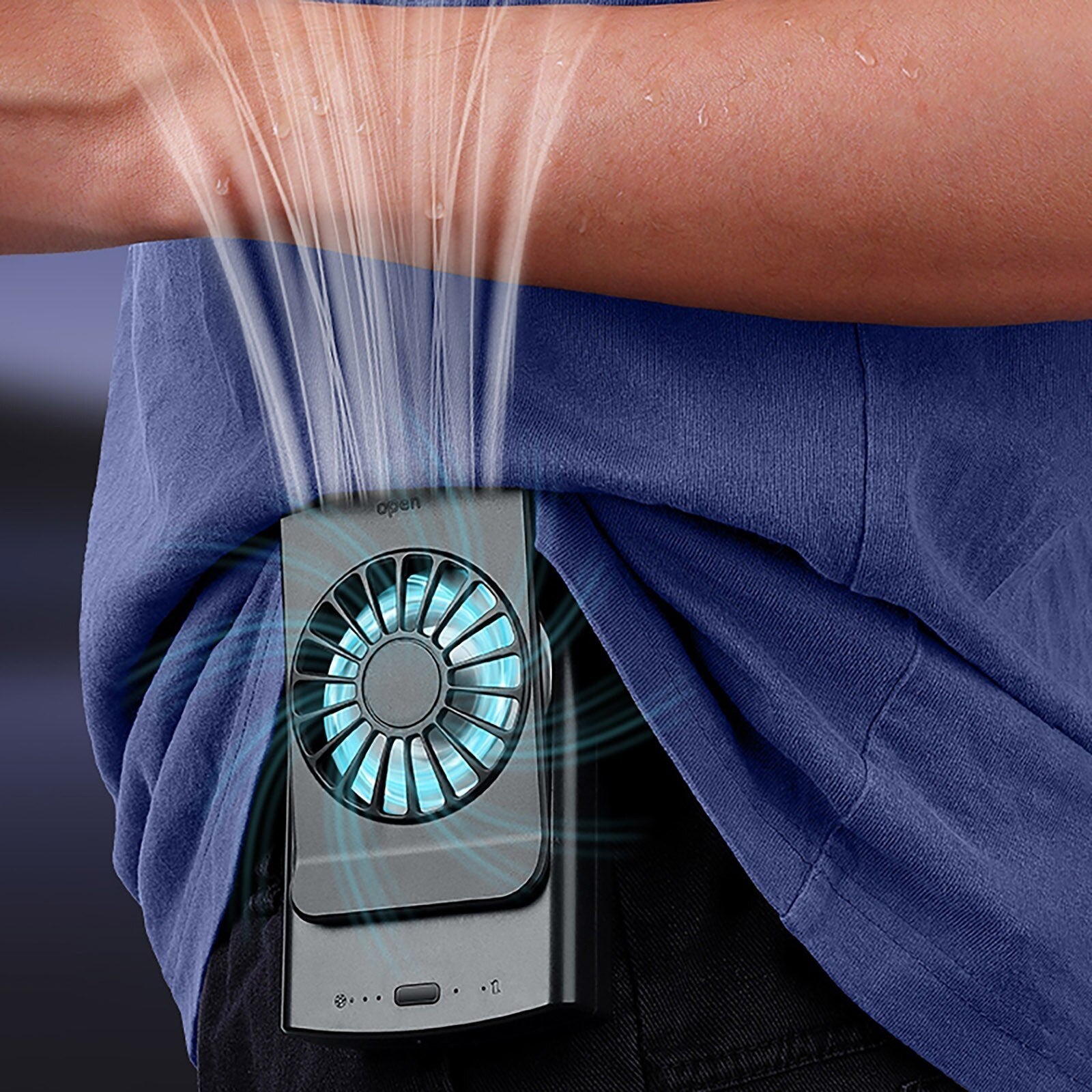 Cool Breeze Bladeless Waist Fan For Convenient Cooling On Hot Days - Elesira