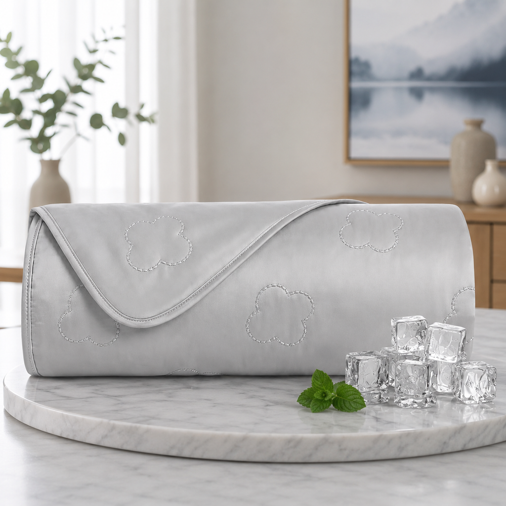 Cozy Comfort let, kølende tæppe til sommersøvn med varmeabsorberende stof – Elesira