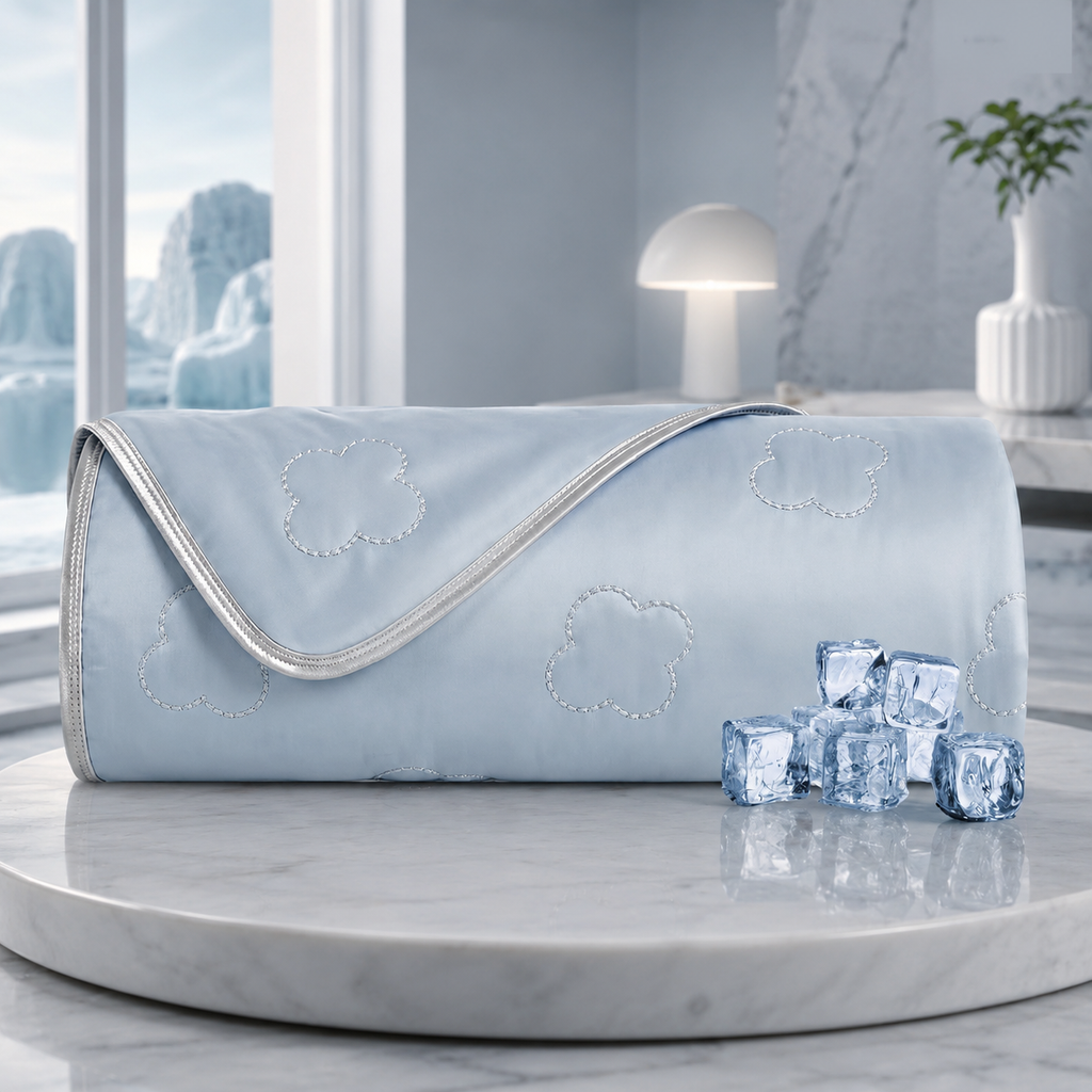 Cozy Comfort let, kølende tæppe til sommersøvn med varmeabsorberende stof – Elesira