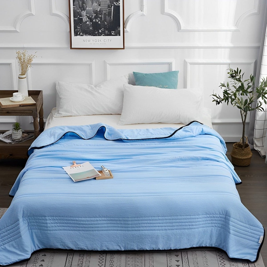 Cooling Blanket For Bed With Breathable Fabric, Ideal For Hot Sleepers - Elesira