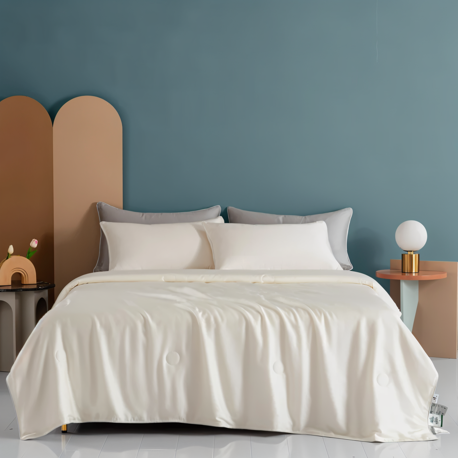 Reversible Cooling Blanket For Bed And All-Season Comfort, Hypoallergenic For Hot Sleepers - Elesira