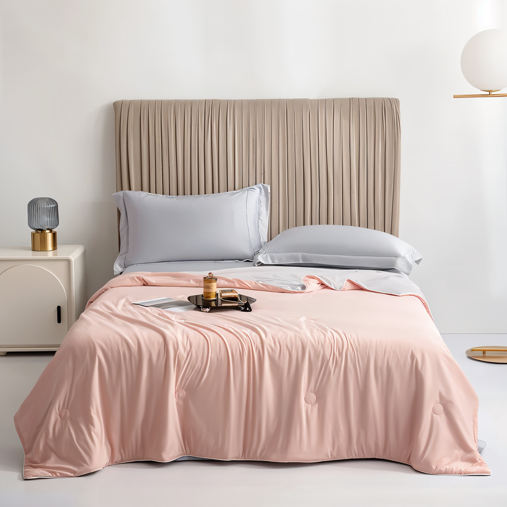 Reversible Cooling Blanket For Bed And All-Season Comfort, Hypoallergenic For Hot Sleepers - Elesira