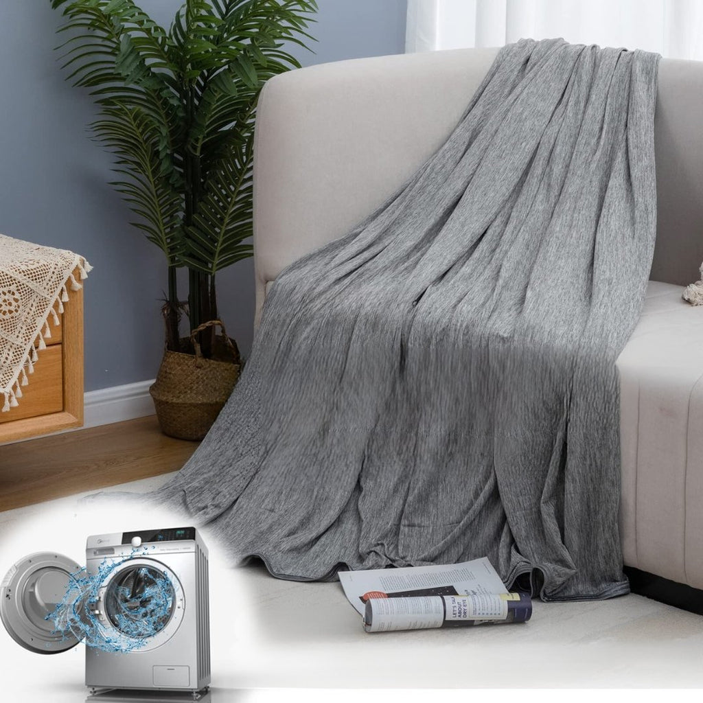 IceFabric Cotton Cooling Blanket Lightweight Breathable For Refreshing Sleep - Elesira