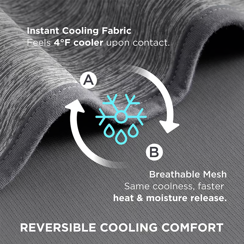 Lightweight Dual-Sided Cooling Blanket For Hot Sleepers And Night Sweats - Elesira