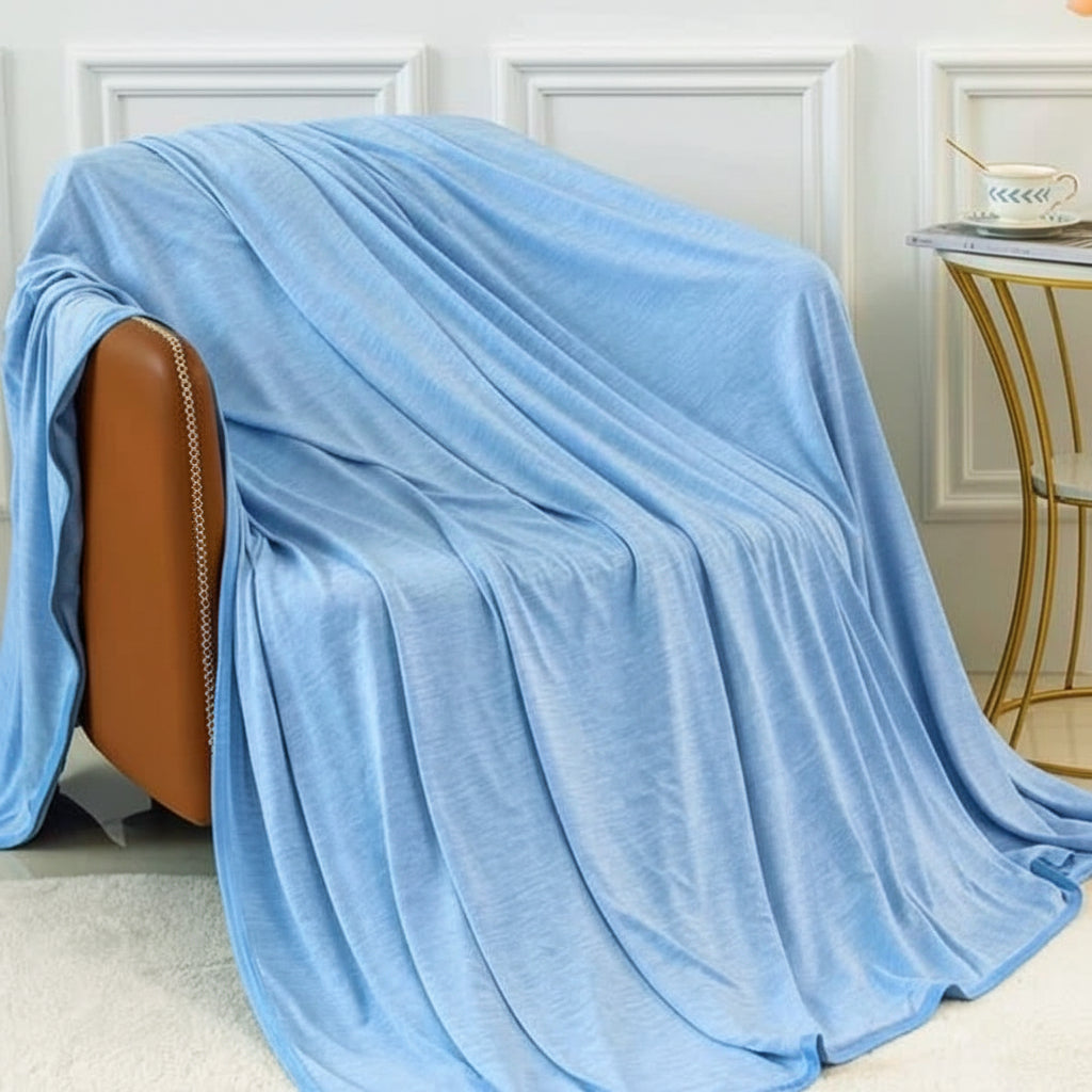 Cooling Blanket For Hot Sleepers With Breathable Fabric For Comfortable Sleep - Elesira