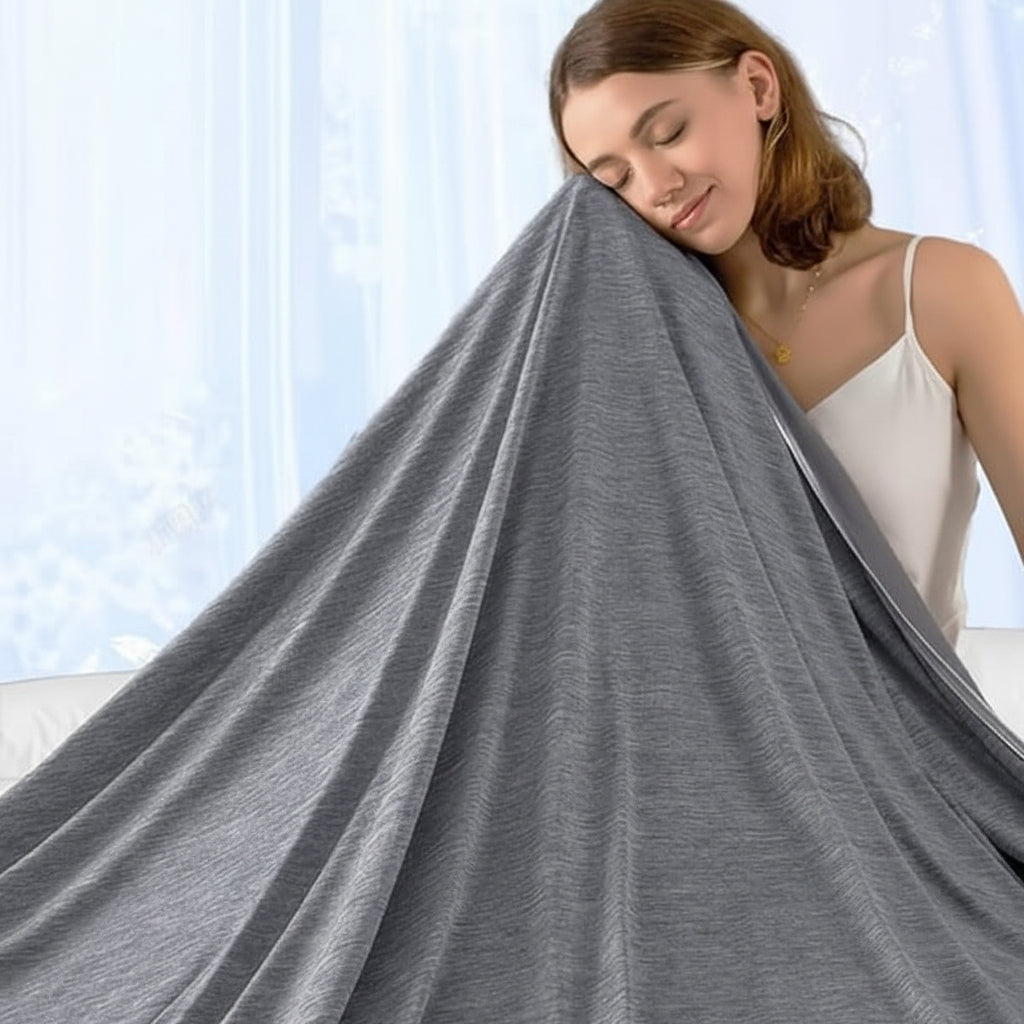 Cooling Blanket For Hot Sleepers With Breathable Fabric For Comfortable Sleep - Elesira