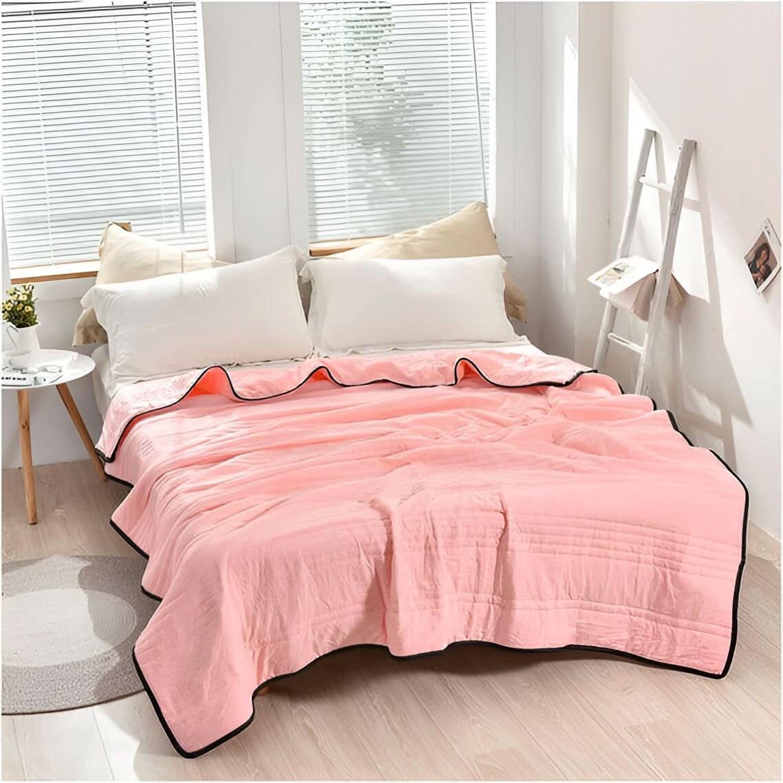 Cool Sleep Blanket With Airy Fabric For Temperature Control - Elesira