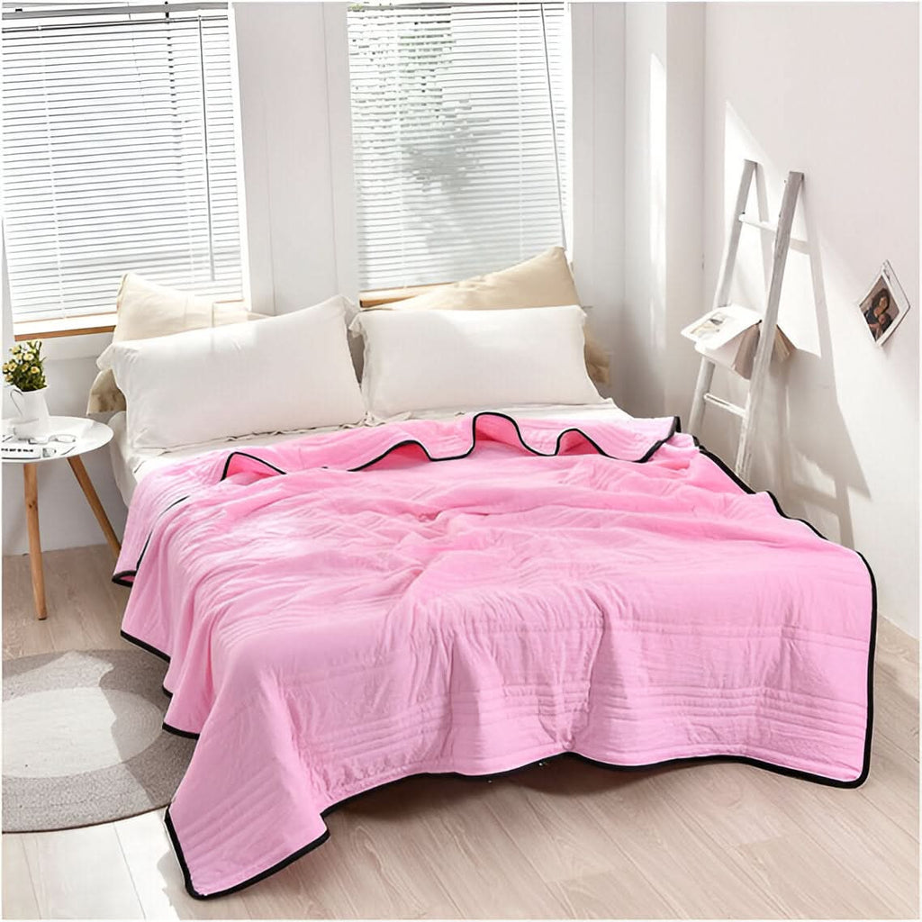 Cool Sleep Blanket With Airy Fabric For Temperature Control - Elesira